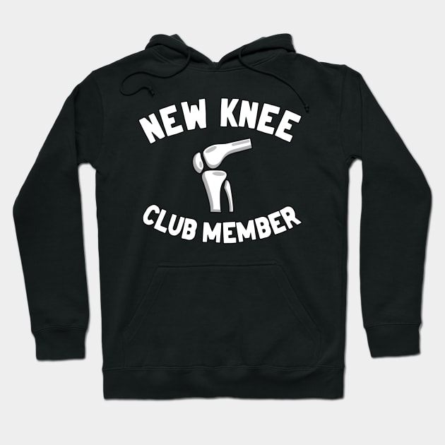 New Knee Club Member Knee Replacement Surgery Hoodie by Kuehni